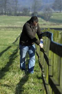 installing a cat fence